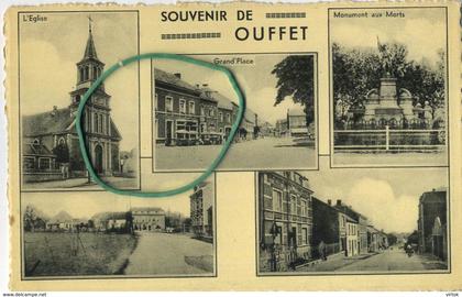 OUFFET :  souvenir  (  ecrit avec timbre )