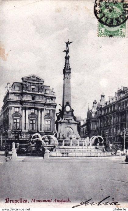 BRUXELLES - monument Anspach