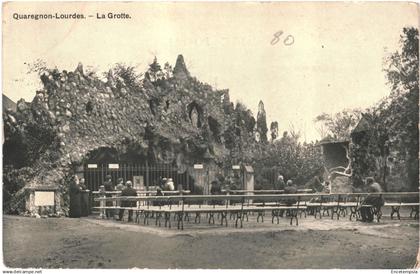 CPA Carte postale Belgique Quaregnon - Lourdes la grotte   VM89384