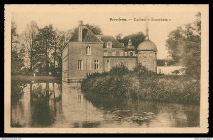 * BROECHEM - Kasteel Broechem - Château - RANST - Uitg. DE BELSER