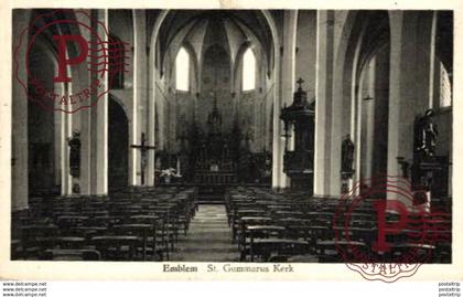 EMBLEM ( Ranst ) - St GUMMARUS KERK INTERIEUR   RANST  ANTWERPEN ANVERS