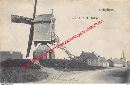 Oeleghem - Zicht in 't Dorp - molen - Oelegem Ranst