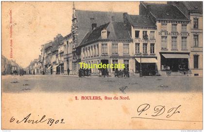 CPA ROESELARE ROESELAERE ROULERS RUE DU NORD