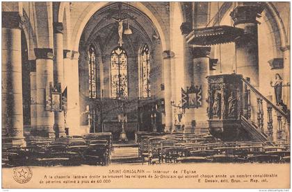 SAINT-GHISLAIN - Intérieur de l'Eglise.