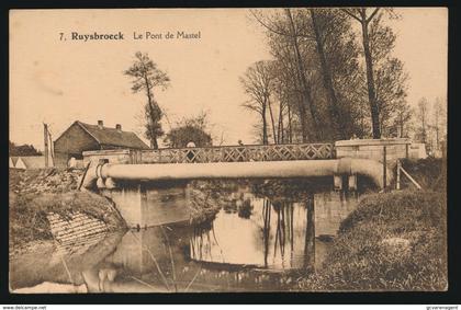 RUYSBROECK  LE PONT DE MASTEL