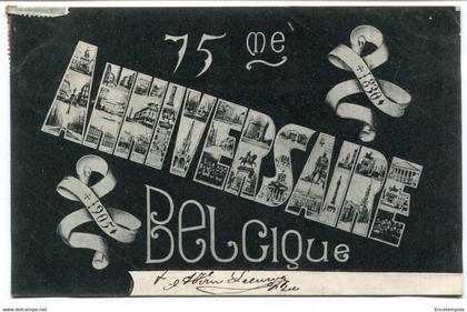 CPA - Carte Postale - Belgique - 75ème Anniversaire de Belgique (BR14560)