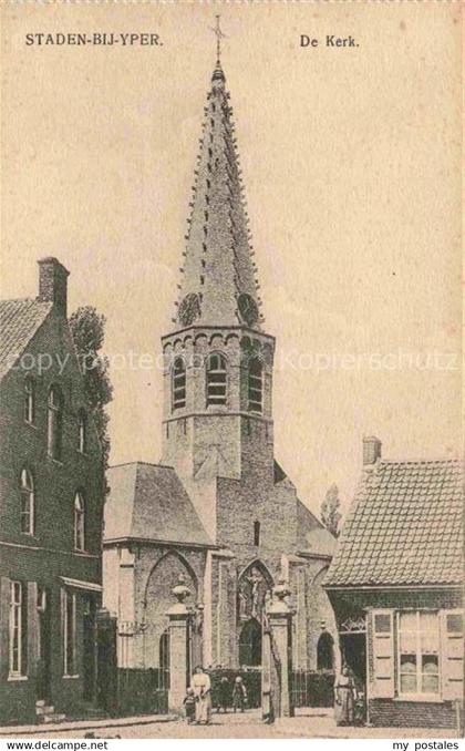 74035595 Staden-Bij Yper West-Vlaanderen Belgie De Kerk Kirche