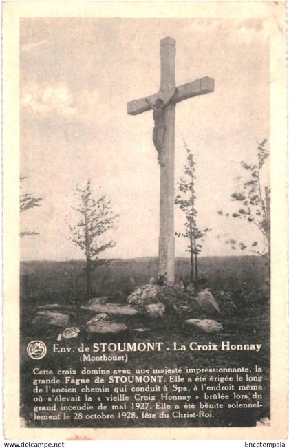 CPA Carte postale Belgique Stoumont Environs La croix Honnay      VM86047ok