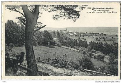 Stoumont-sur-amblève : vue panoramique ( ecrit avec timbre )