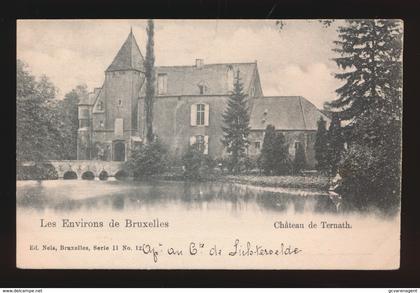 LES ENVIRONS DE BRUXELLES  - TERNAT  LE CHATEAU DE TERNATH