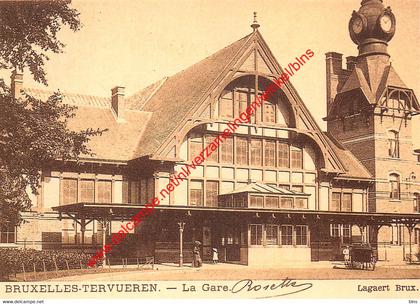 Treinstation omstreeks 1900 - Tervuren Tervueren