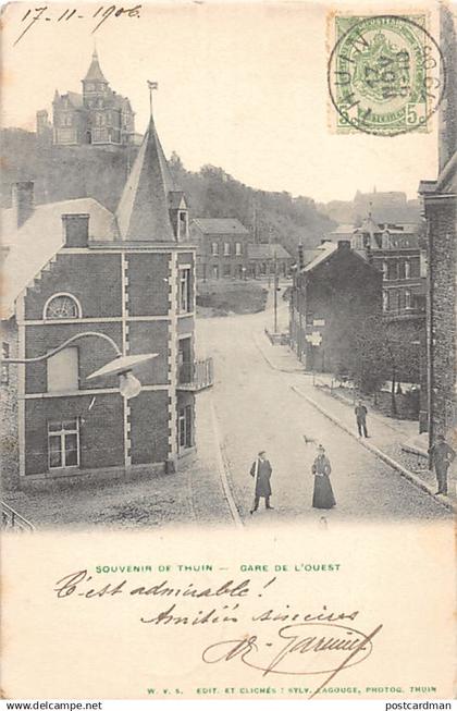 Belgique - THUIN (Hainaut) Gare de l'Ouest