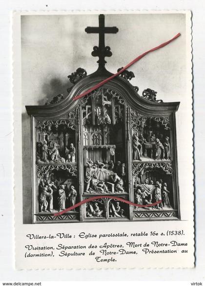 Villers-La-Ville :   eglise paroissiale     (  grand format 15 x 10 cm )