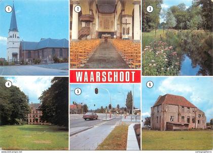 Waarschoot multi views postcard