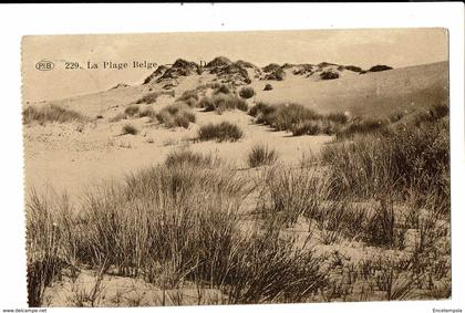 CPA - Carte Postale -Belgique- Flandre Occidentale- La plage Belge-les Dunes -  VM2972