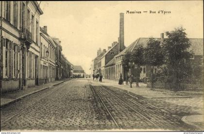 CPA Messines Mesen Westflandern, Rue d'Ypres