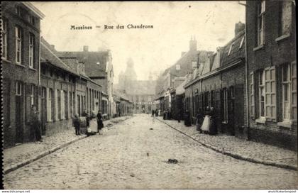 CPA Messines Mesen Westflandern, Rue des Cauldrons