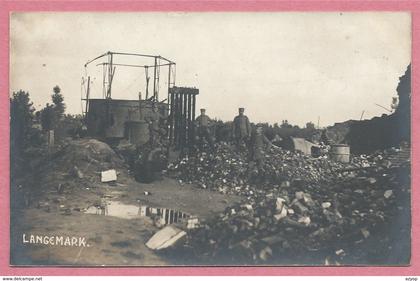 West-Vlaanderen - Flandre occidentale - Carte photo - Foto - LANGEMARK - Ruines - Guerre 14/18 - Carte N° 9