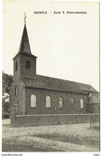 Dickele. Kerk S.Pietersbanden.