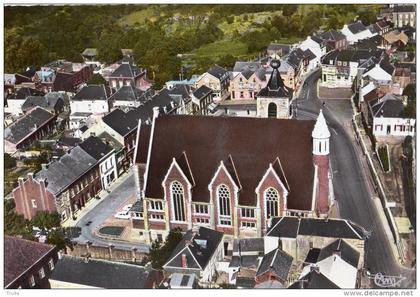 ANDERLUES VUE AERIENNE L'EGLISE