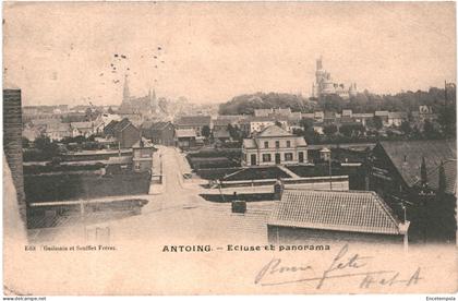 Carte Postale - Belgique Antoing Ecluse et Panorama 1906  VM72121ok