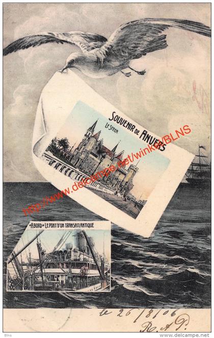 1906 Souvenur de Anvers - Antwerpen Anvers