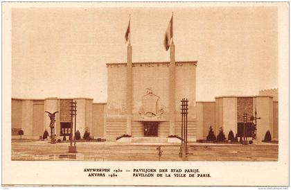 ANTWERPEN 1930 - Paviljoen der Stad Parijs