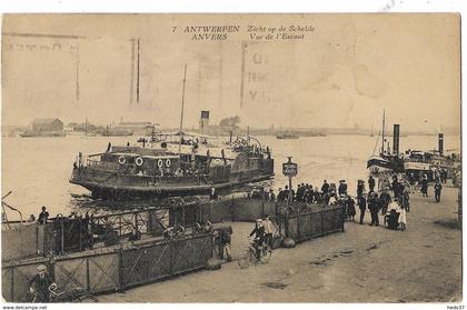 Antwerpen - Anvers - Vue de l'Escaut