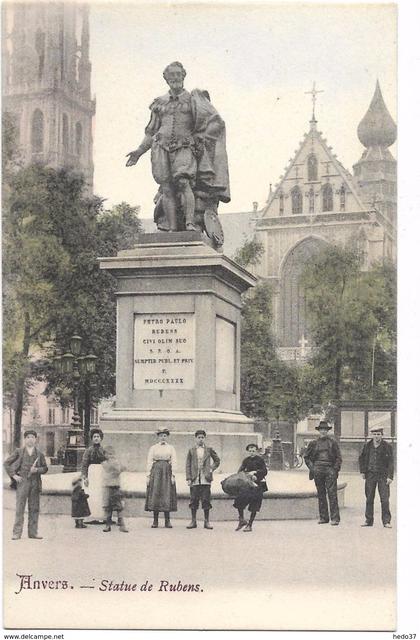 Anvers - Statue de Rubens