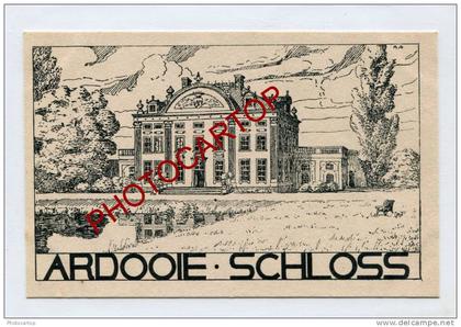 ARDOOIE-Chateau-Dessin-Carte allemande-Gu erre 14-18-1WK-Militaria-BELGI EN-BELGIQUE-Flandern-