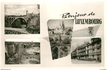 73213223 Luxembourg Luxembourg Bruecke Stadtplatz Teilansichten