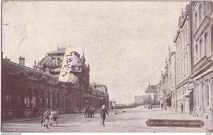 Arlon   La gare ..  --     (  1911   avec timbre )