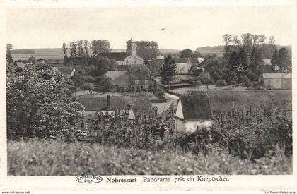 BELGIQUE - Nobressart - Panorama pris du Kneptschen - cimetière - tour - Edit JF Moris Colling - Carte postale ancienne