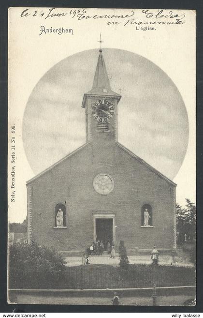 +++ CPA - ANDERGHEM - AUDERGHEM - OUDERGEM - L'Eglise - Nels série 11 N° 395   //