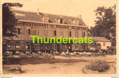 CPA HOTEL RESTAURANT ROUGE CLOITRE AUDERGHEM MAISON ROUGE OUDERGEM