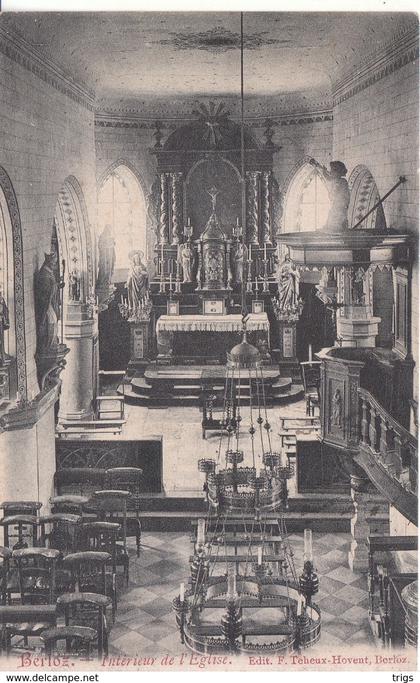 Berloz - Intérieur de l'Église