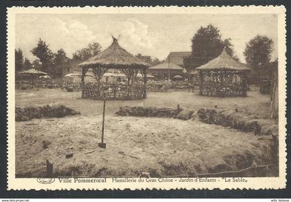 +++ CPA - VILLE POMMEROEUL - Hautrage - Bernissart - Publicité Hostellerie du Gros Chêne - Jardin d'enfants  //