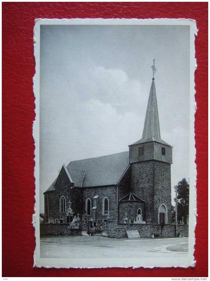 BELGIQUE - BERTOGNE SUR OURTHE - L'EGLISE ( Tour datant de 1670 )