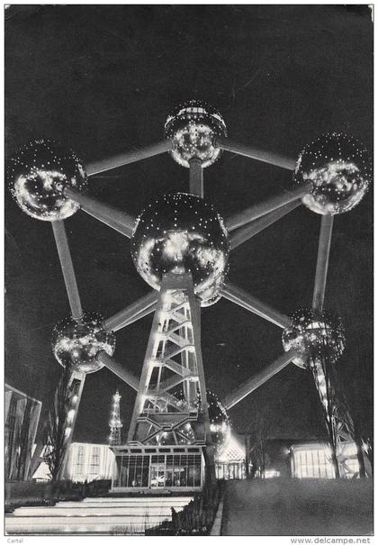 CPM - BRUXELLES - ATOMIUM - La Nuit