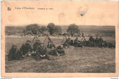 CPA Carte Postale Belgique Elsenborn Camp Infanterie au repos 1928 VM58147