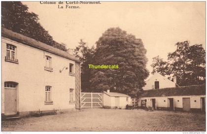 CPA OEUVRE NATIONALE DE L'ENFANCE COLONIE DE CORTIL NOIRMONT LA FERME