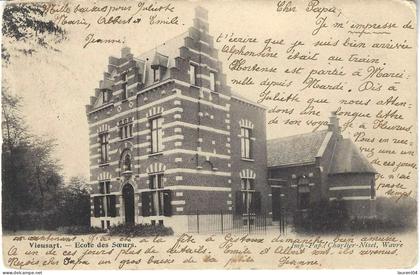 CHAUMONT GISTOUX.  CORROY LE GRAND. VIEUSART.  ECOLE DES SOEURS.