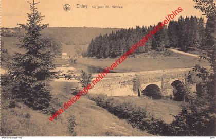 Le pont St. Nicolas - Chiny