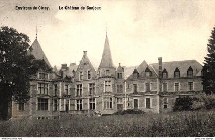 Ciney, Environs de Ciney, Le Chateau de Conjoux, 1911