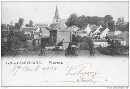 COURT-SAINT-ETIENNE.   PANORAMA.