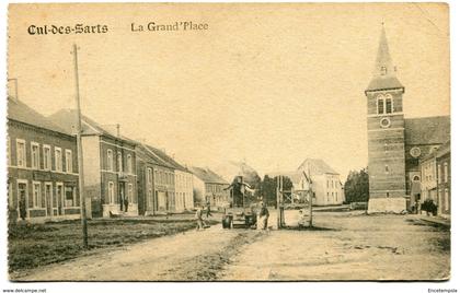 CPA - Cartes Postales - Belgique - Cul-des-Sarts - La Grand Place - 1919 ( I10628)