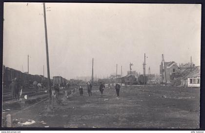 +++ Photo Carte Foto - Archives TCB - Station de DENDERLEEUW - Statie - Envoi Octobre 1924 -  Inédite 2/2   //