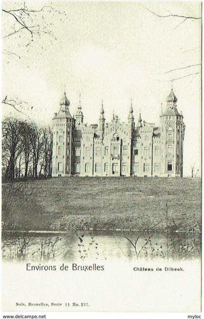 Dilbeek. Château de Dilbeek. Les environs de Bruxelles.