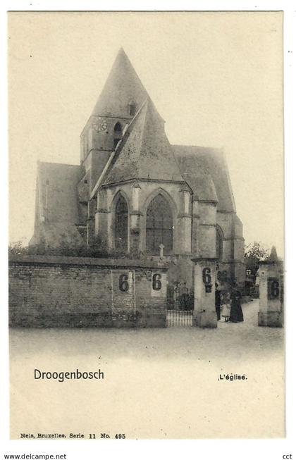 Droogenbosch  Drogenbos    L'église  Edit Nels Bruxelles Serie 11 n° 495