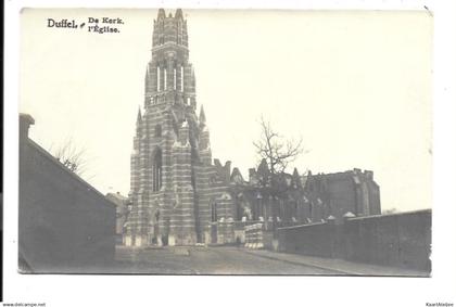 Duffel - De kerk - Met noodstempel DUFFEL.